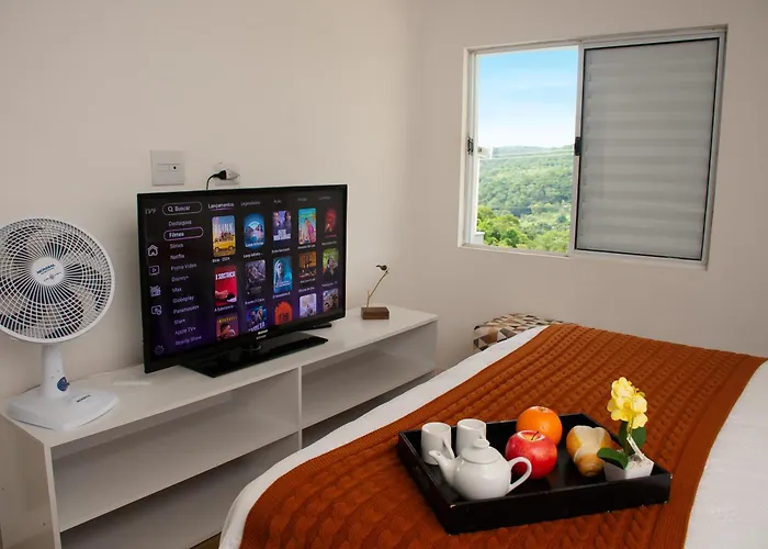 Apto Estilo Loft Encantador! Paz E Linda Vista 5 Estrelas